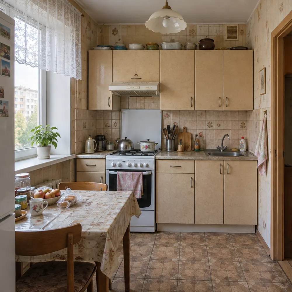 Старая кухня до обновления